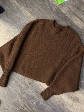 Garage Brown Crewneck Sweater